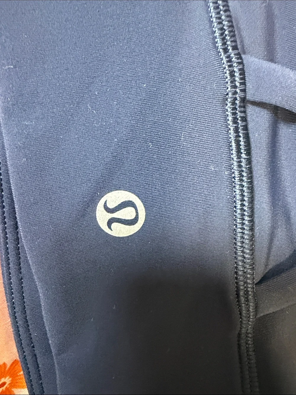 lululemon dark navy strappy crisscross sports bra